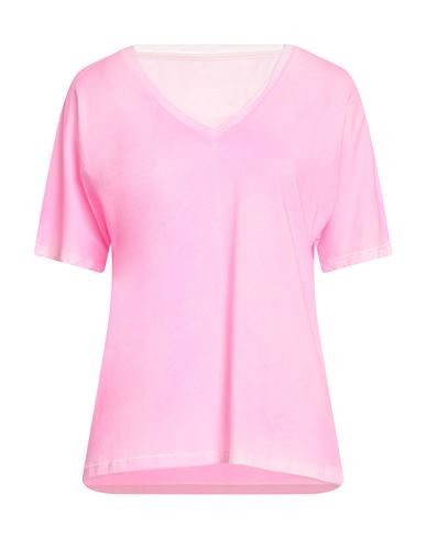 Majestic Filatures Woman T-shirt Pink Size 1 Cotton, Elastane