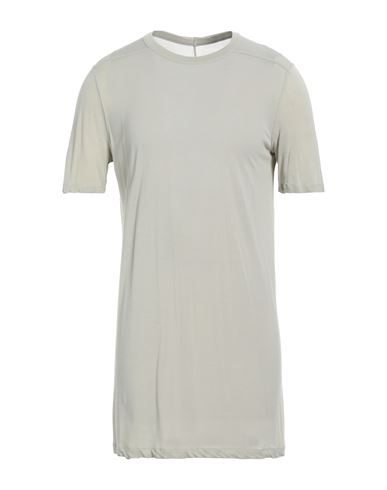 Rick Owens Man T-shirt Grey Size M Viscose, Silk