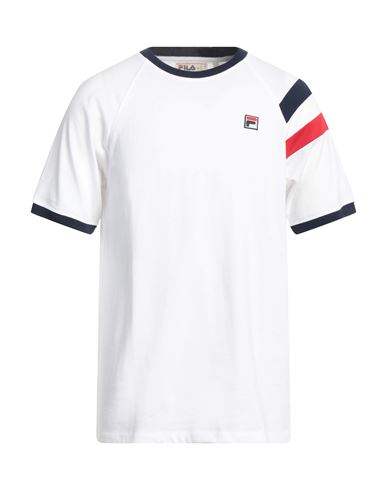 Fila Man T-shirt White Size Xxl Organic Cotton