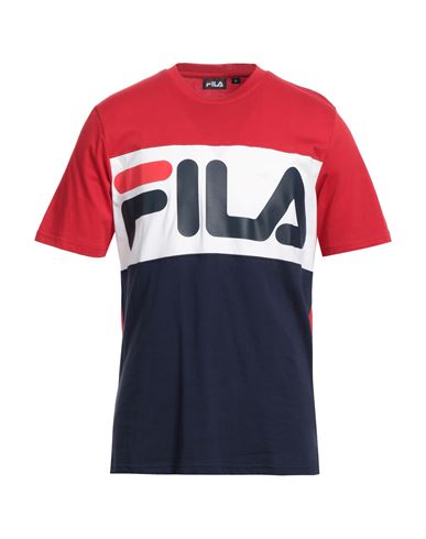 Fila Man T-shirt Red Size Xl Cotton