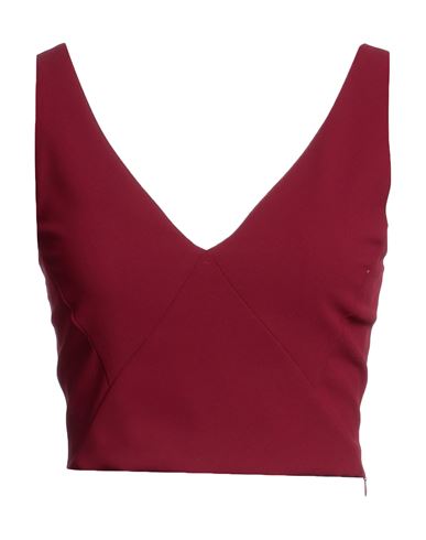 Soallure Woman Top Garnet Size 6 Polyester In Red