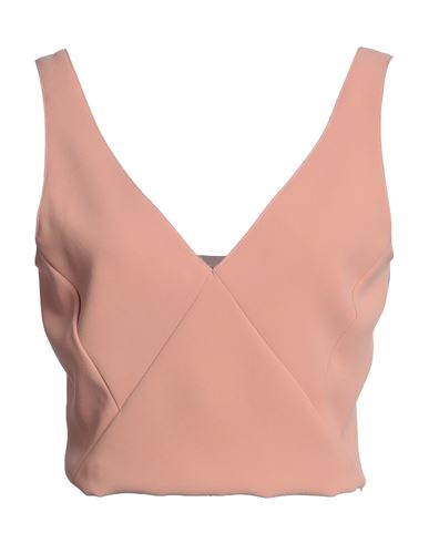 Soallure Woman Top Blush Size 8 Polyester In Pink