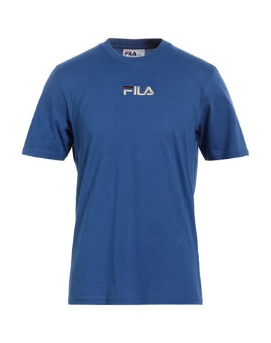 Fila Man T-shirt Light Blue Size Xl Cotton