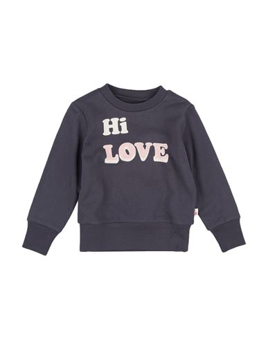 Ao76 Babies'  Toddler Girl Sweatshirt Lead Size 6 Cotton In Black