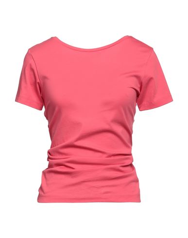 Attic And Barn Woman T-shirt Fuchsia Size S Cotton In Pink