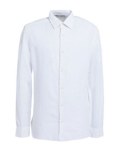 Jack & Jones Man Shirt White Size S Linen, Cotton