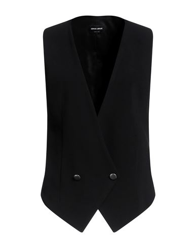 Giorgio Armani Woman Tailored Vest Black Size 6 Viscose, Elastane