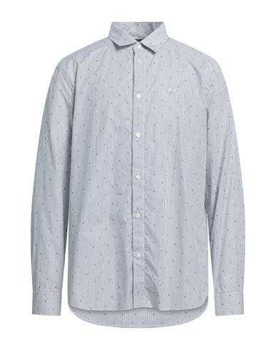 Armani Exchange Man Shirt Grey Size Xxl Cotton