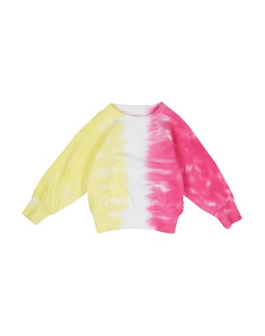 Ao76 Babies'  Toddler Girl Sweatshirt Fuchsia Size 6 Organic Cotton In Pink