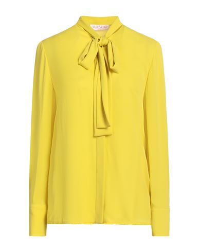 VALENTINO VALENTINO GARAVANI WOMAN SHIRT LIME GREEN SIZE 8 SILK 