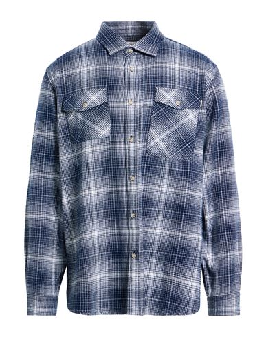 Woolrich Archive Man Shirt Blue Size L Cotton In Blue