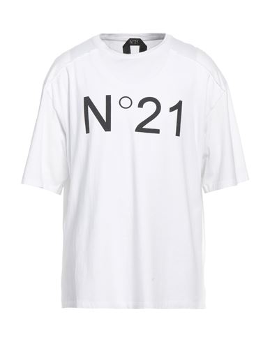 Shop N°21 Man T-shirt White Size Xs Cotton