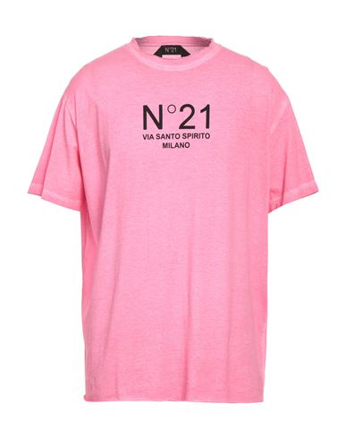 N°21 Man T-shirt Fuchsia Size Xxl Cotton In Pink