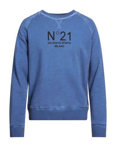 N°21 Man Sweatshirt Blue Size M Cotton
