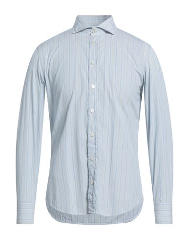 Bastoncino Man Shirt Sky Blue Size 15 ½ Cotton