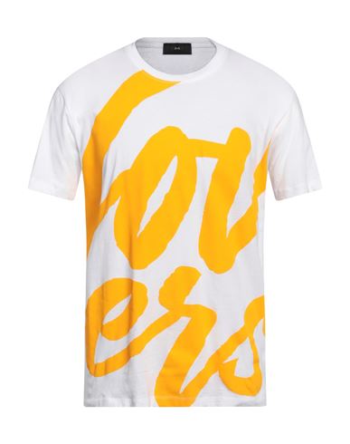 Liu •jo Man Man T-shirt Ocher Size Xxl Cotton In Yellow