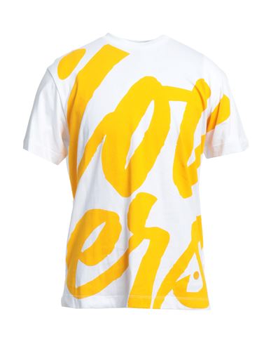 Liu •jo Man Man T-shirt Ocher Size M Cotton, Elastane In Yellow