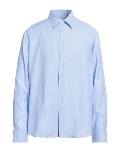Dunhill Man Shirt Sky Blue Size Xxl Cotton