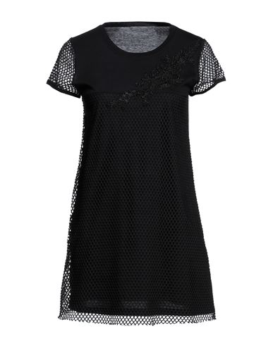 Rue•8isquit Woman T-shirt Black Size S Cotton