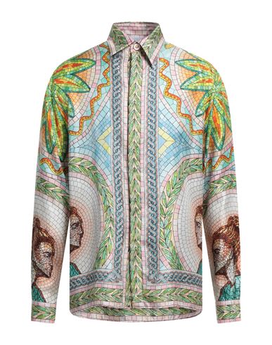 Casablanca Mosaics Grecques Shirt In Pink