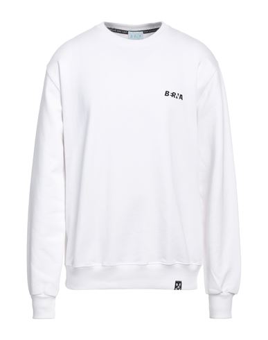 Berna Man Sweatshirt White Size L Cotton