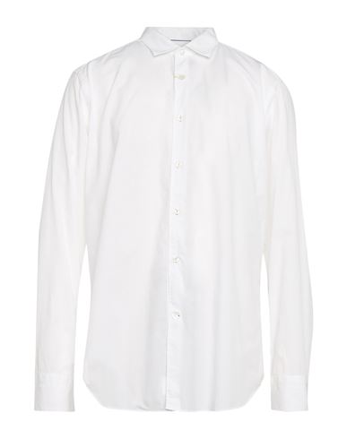 Tintoria Mattei 954 Man Shirt White Size 17 ¾ Cotton