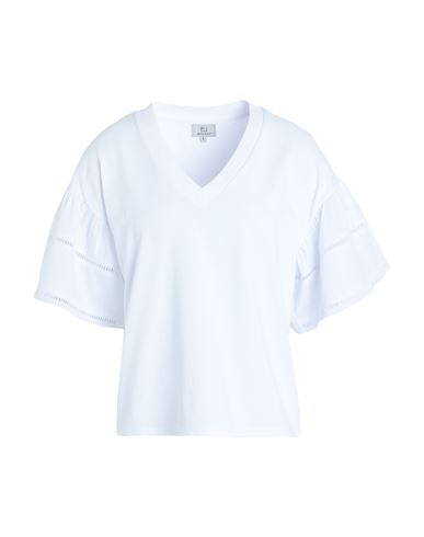 Woolrich Lakeside T-shirt Woman T-shirt White Size M Cotton