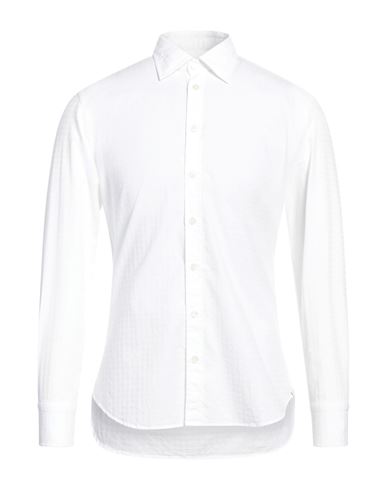 Bastoncino Man Shirt White Size 15 Cotton