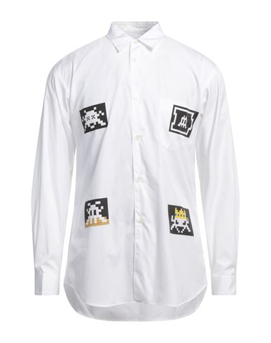 Shop Comme Des Garçons Shirt Man Shirt White Size Xl Cotton
