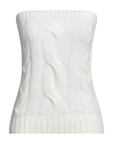 Sportmax Woman Top Off White Size Xl Polyamide, Alpaca Wool, Polyester