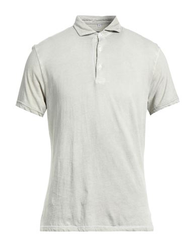 Mp Massimo Piombo Man Polo Shirt Grey Size L Cotton