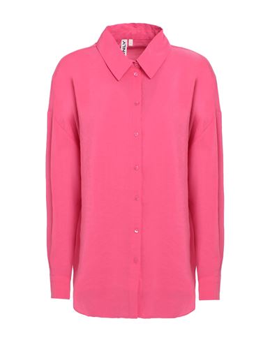 Only Woman Shirt Fuchsia Size S Modal, Polyester In Pink