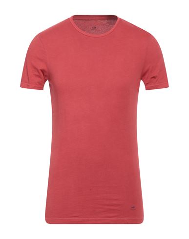 Mp Massimo Piombo Man T-shirt Brick Red Size Xl Cotton