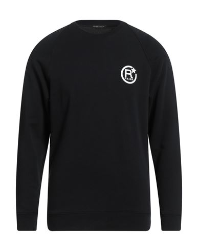 Reign Man Sweatshirt Black Size Xxl Cotton, Elastane
