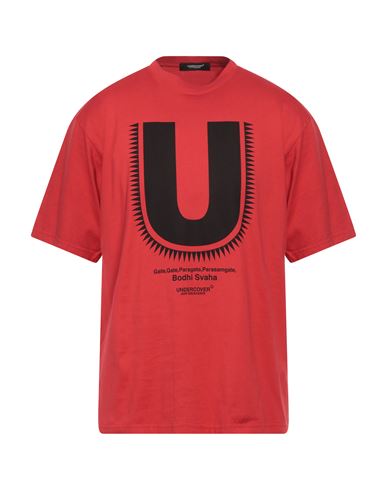 UNDERCOVER UNDERCOVER MAN T-SHIRT RED SIZE 4 COTTON