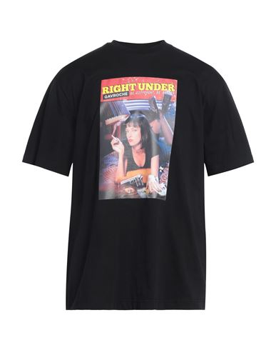 Gavroche Paris Man T-shirt Black Size Xl Cotton