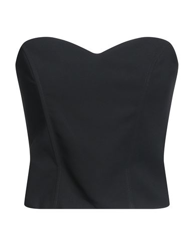 Camilla  Milano Camilla Milano Woman Top Black Size 10 Polyester, Elastane, Polyamide