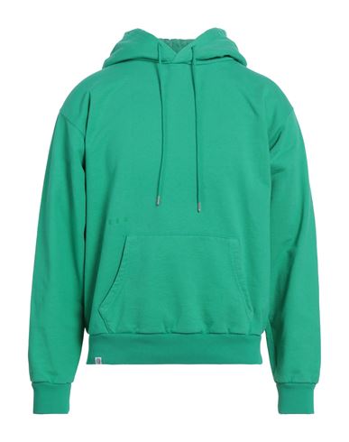 Paura Man Sweatshirt Green Size L Cotton