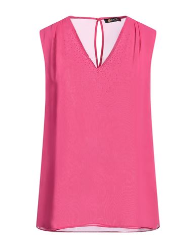 Camilla  Milano Camilla Milano Woman Top Fuchsia Size 10 Polyester In Pink