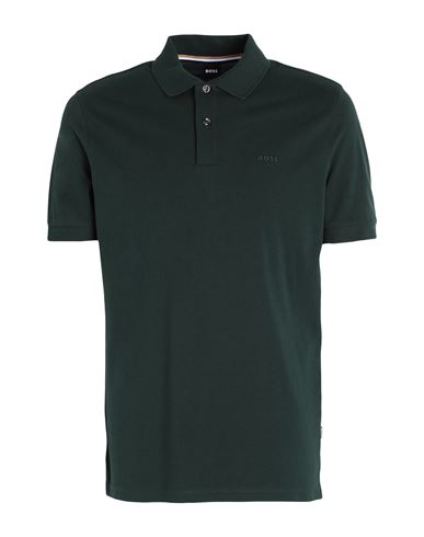 Hugo Boss Boss Man Polo Shirt Dark Green Size Xl Cotton