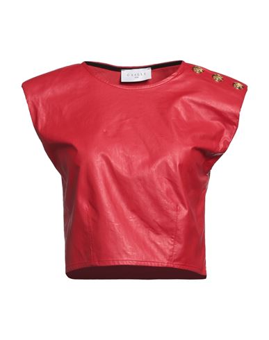 Gaelle Paris Gaëlle Paris Woman Top Red Size 4 Polyurethane