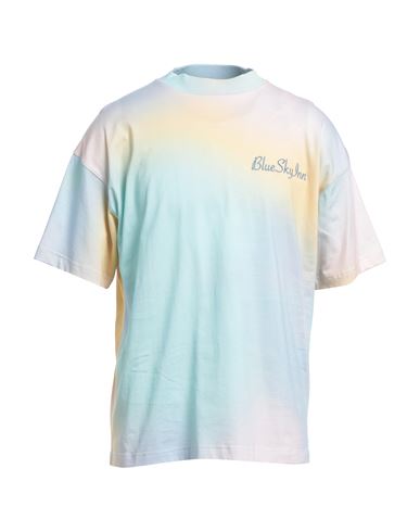 Blue Sky Inn Man T-shirt Light Green Size M Cotton, Elastane