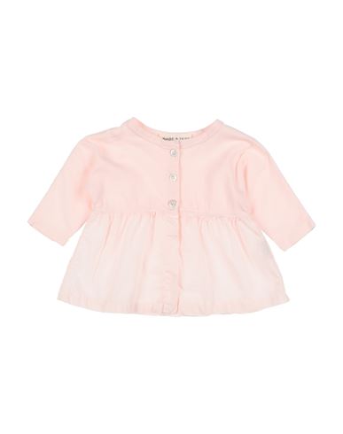 Babe And Tess Babies' Babe & Tess Newborn Girl Shirt Light Pink Size 3 Cotton