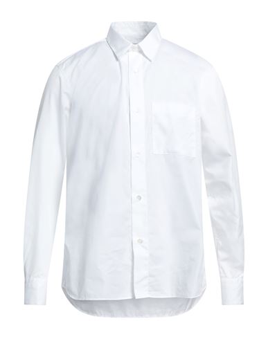 Aglini Man Shirt White Size 16 Cotton