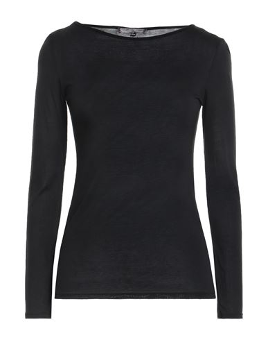 Amelie Rêveur Woman T-shirt Black Size M/l Modal, Cashmere