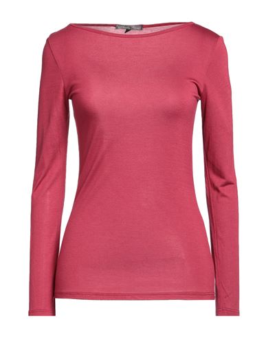 Amelie Rêveur Woman T-shirt Garnet Size M/l Modal, Cashmere In Red