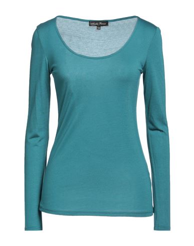 Amelie Rêveur Woman T-shirt Deep Jade Size M/l Modal, Cashmere In Green