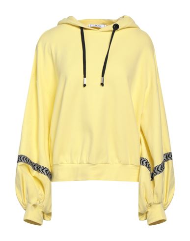 Jijil Woman Sweatshirt Yellow Size 4 Polyamide, Cotton, Elastane