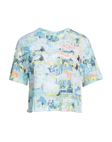 Bimba Y Lola Woman T-shirt Sky Blue Size S Cotton, Polyester
