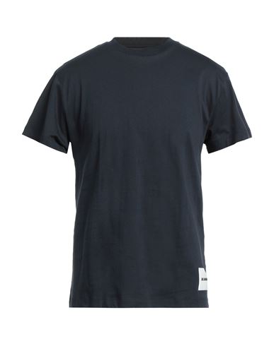 Jil Sander+ Man T-shirt Midnight Blue Size S Organic Cotton